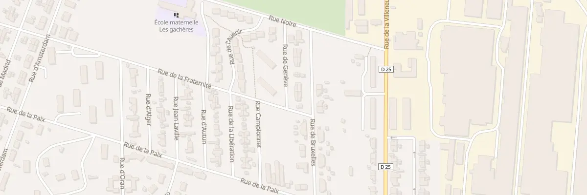 Plan du 1 Rue de Genève à Gueugnon