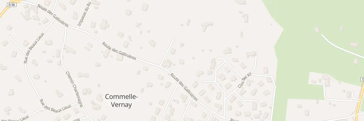 Plan du 532 Rue des Gallinieres à Commelle-Vernay