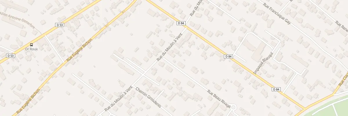 Plan du 36 Rue Beaurivage à Roanne
