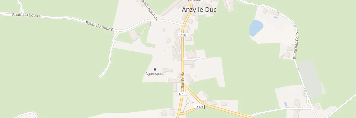 Plan du 422 Rue d’Enzia à Anzy-le-Duc