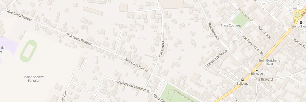 Plan du 9 Rue Victor Dupré à Roanne
