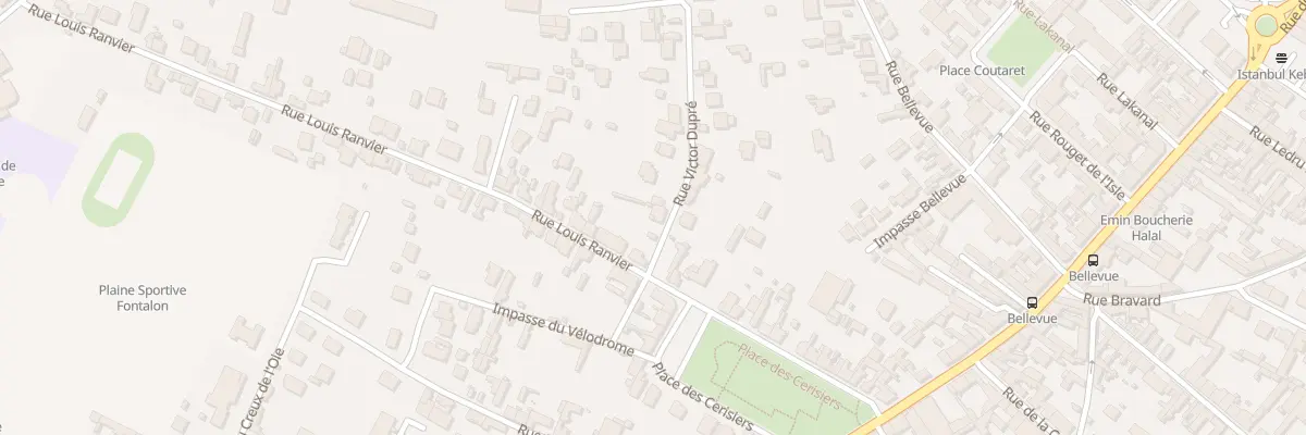 Plan du 7 Rue Victor Dupré à Roanne