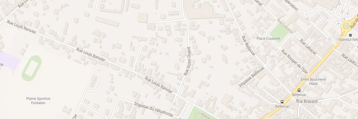 Plan du 13 Rue Victor Dupré à Roanne