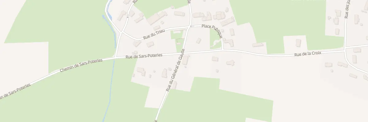 Plan du 23 Rue du Gen de Gaulle à Lez-Fontaine