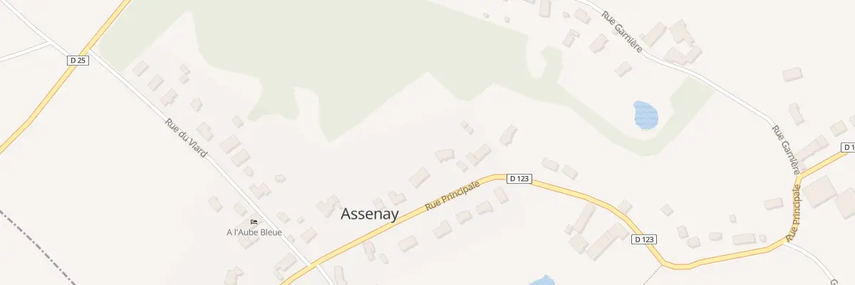 Plan du 15 Rue Principale à Assenay