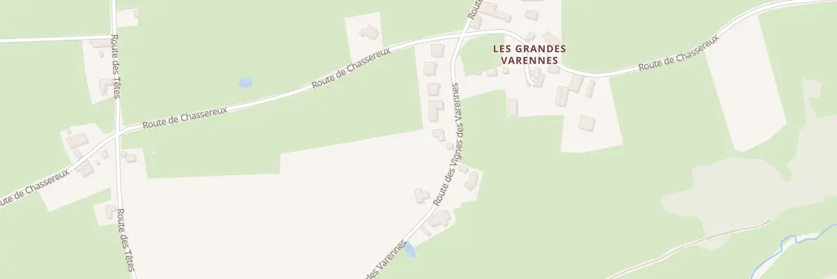 Plan du 591 Rte des Vignes des Varennes à Iguerande