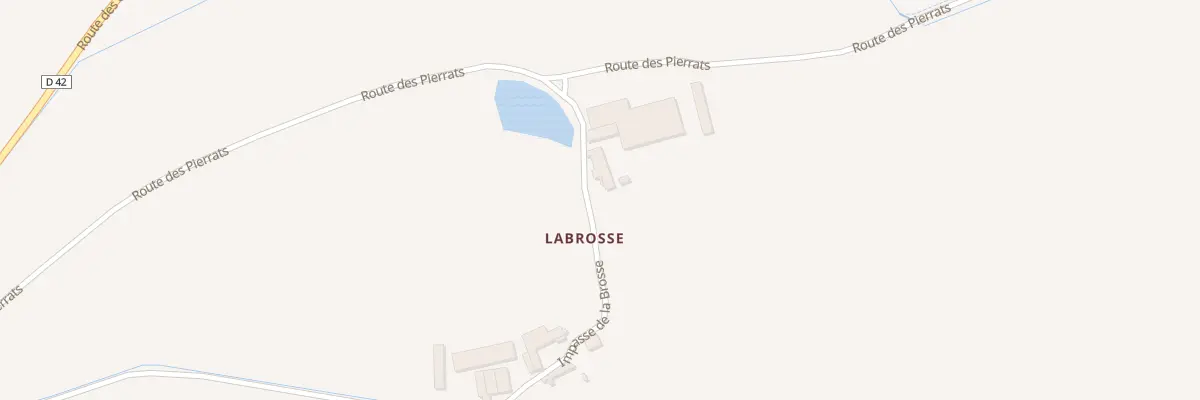 Plan du 582 Rte des Pierrats à Bussy-Albieux