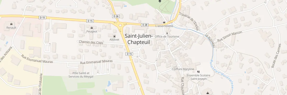 Plan du 3 Pl de l’Europe à Saint-Julien-Chapteuil