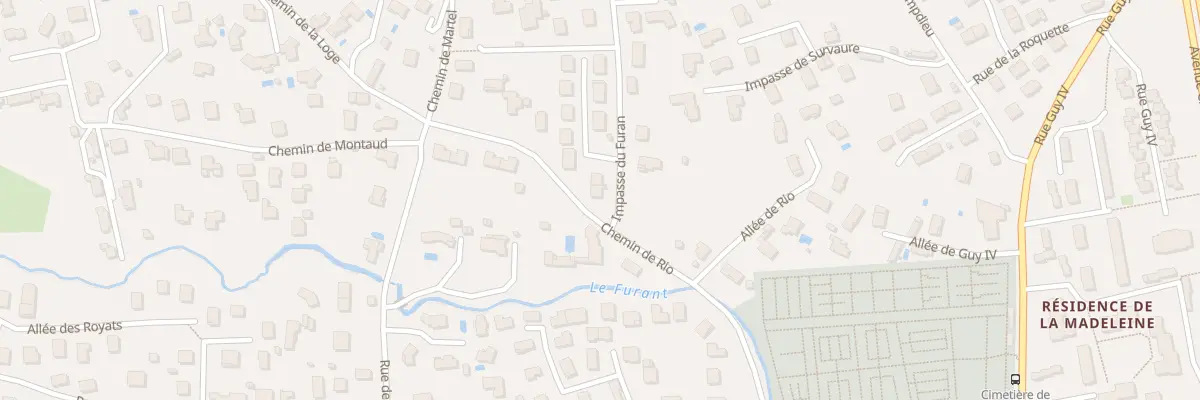 Plan du 1 Imp du Furan à Montbrison