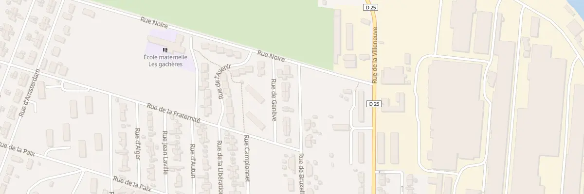 Plan du 37 Rue de Bruxelles à Gueugnon