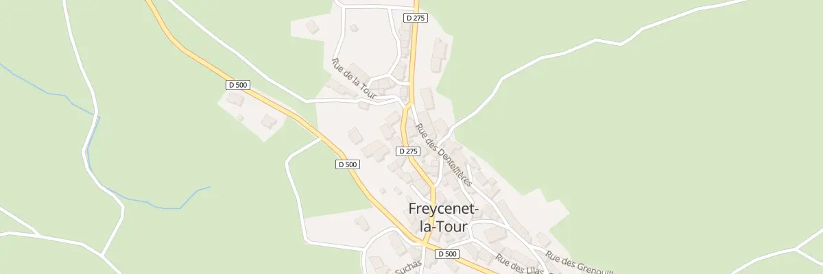 Plan du 8 Rte de Laussonne à Freycenet-la-Tour