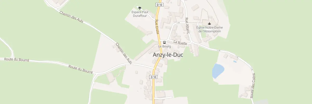 Plan du 5013 Le Bourg à Anzy-le-Duc