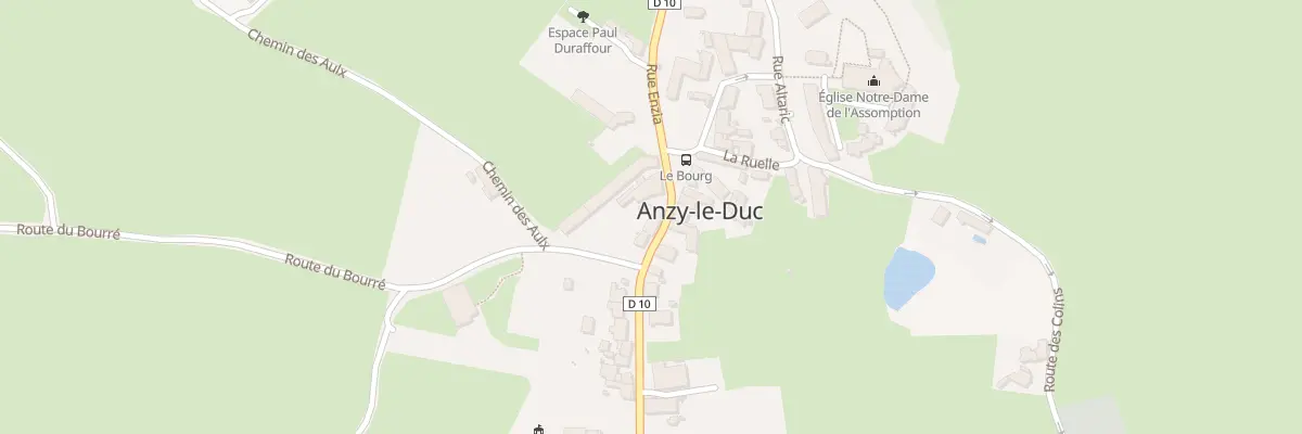 Plan du 5012 Le Bourg à Anzy-le-Duc