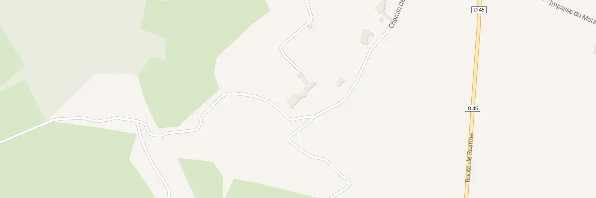 Plan du 300 Che de Rilly à Cordelle