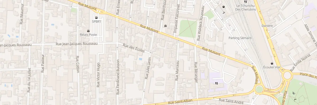 Plan du 5B Rue Jules Janin à Roanne