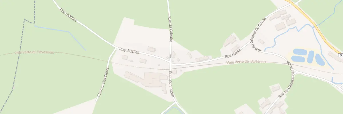 Plan du 1 Rue du Calvaire à Lez-Fontaine
