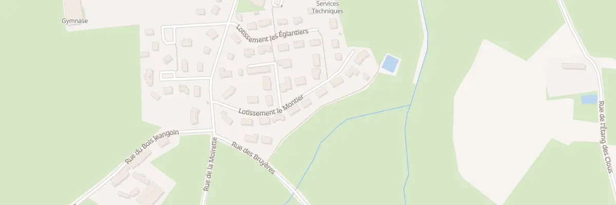 Plan du 5865 Lotissement Le Montier à Vitry-en-Charollais