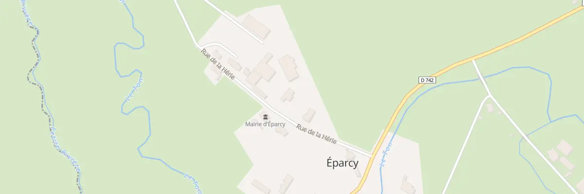 Plan du 2 Rue de la Hérie à Éparcy