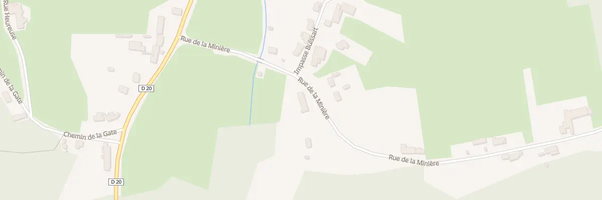 Plan du 2 Rue de la Minière à Glageon