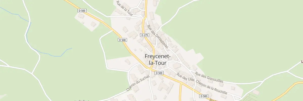 Plan du 3 Rte de Laussonne à Freycenet-la-Tour