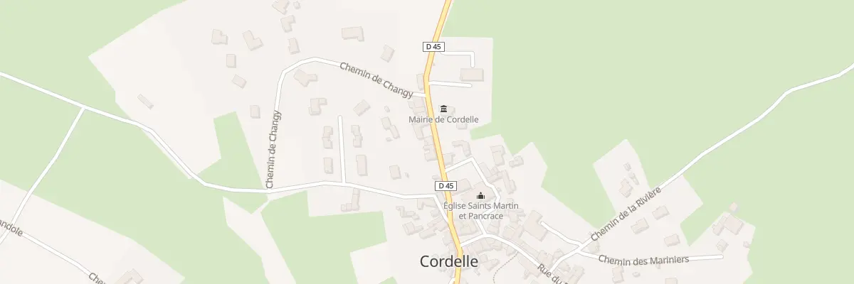 Plan du 125 Rue de Roanne à Cordelle