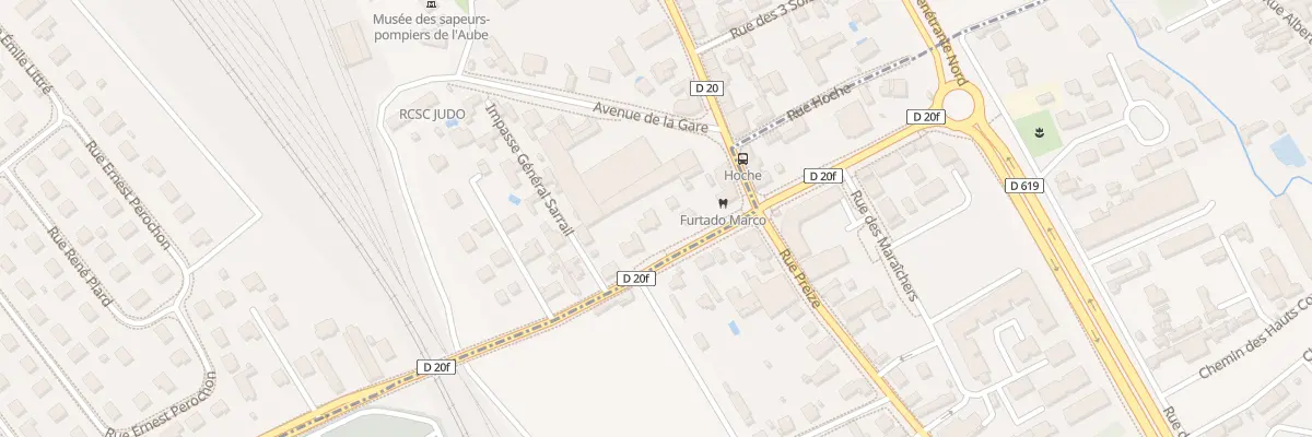 Plan du 8 Av du General Sarrail à La Chapelle-Saint-Luc