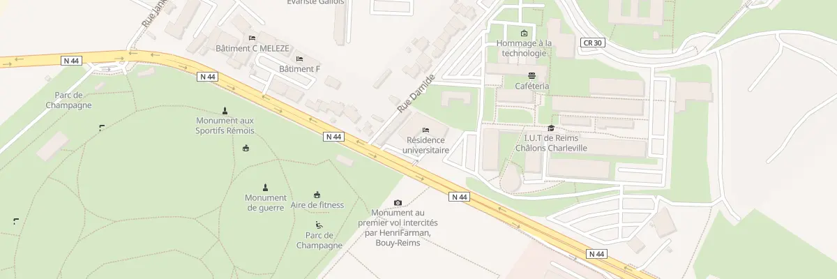 Plan du 39 Av Henri Farman à Reims