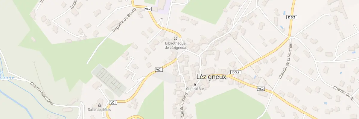 Plan du 1 Rue de l’Ancienne Église à Lézigneux