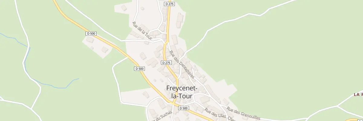 Plan du 30 Rue des Dentellieres à Freycenet-la-Tour