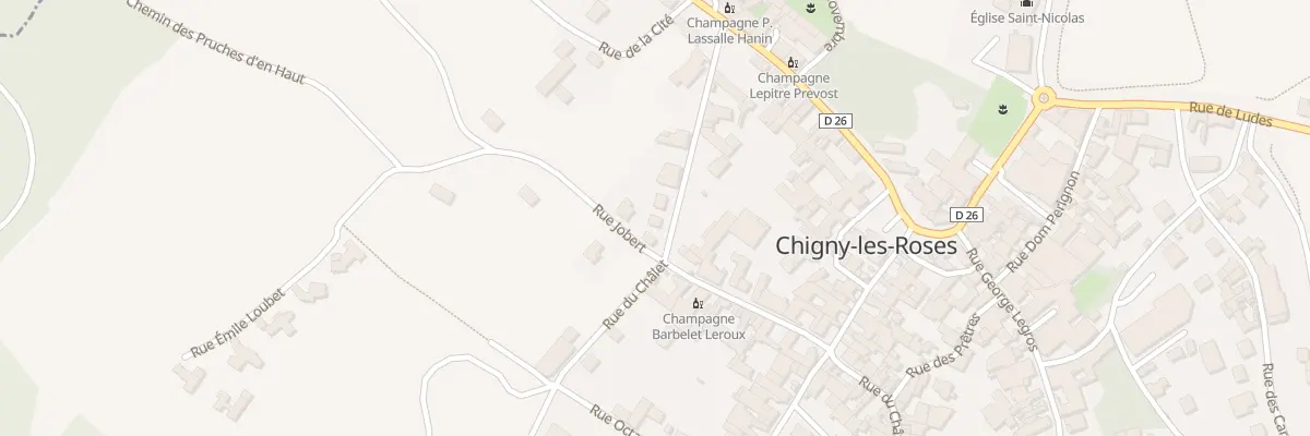 Plan du 14 Rue du Chalet à Chigny-les-Roses