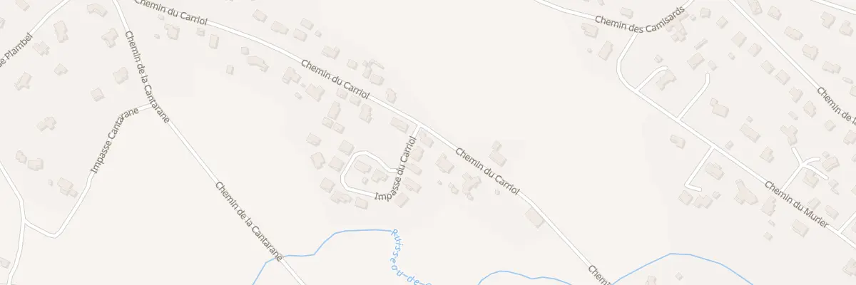 Plan du 260 Imp du Carriol à Bagard
