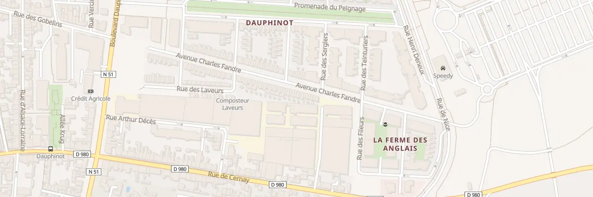 Plan du 62 Av Charles Fandre à Reims
