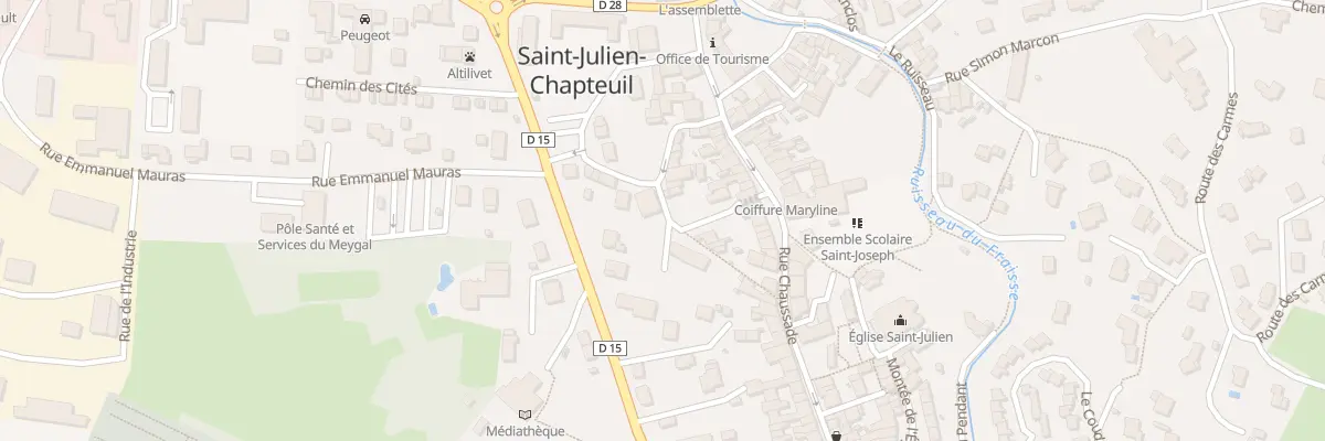 Plan du 4 Rue Charreyron à Saint-Julien-Chapteuil