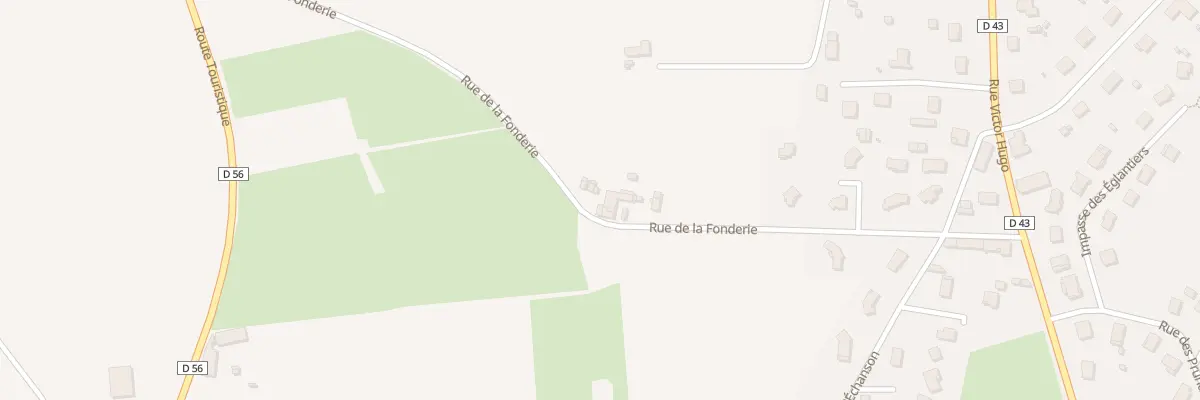 Plan du 5044 Rue de la Fonderie à Commelle-Vernay