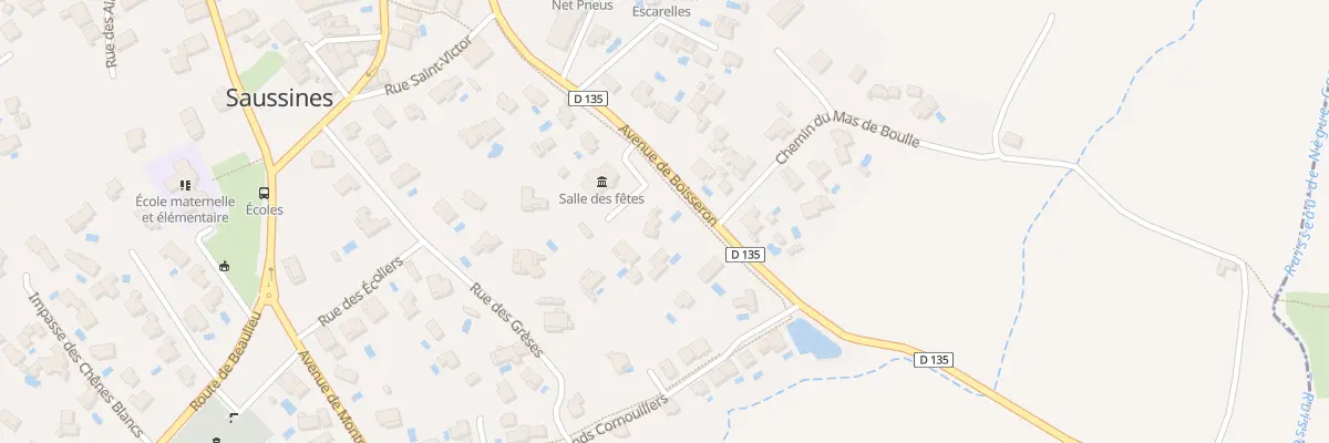 Plan du 346 Av de Boisseron à Saussines