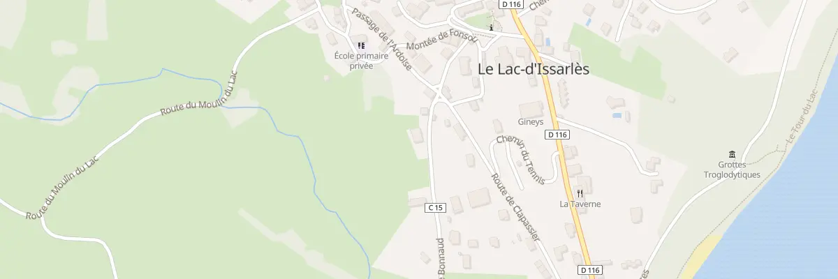 Plan du 5317 Le Village au Lac-d’Issarlès