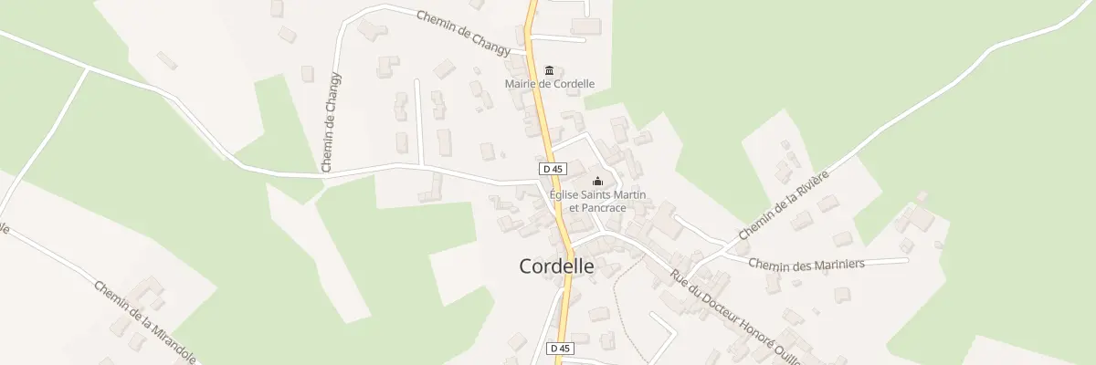 Plan du 55 Rue de Roanne à Cordelle