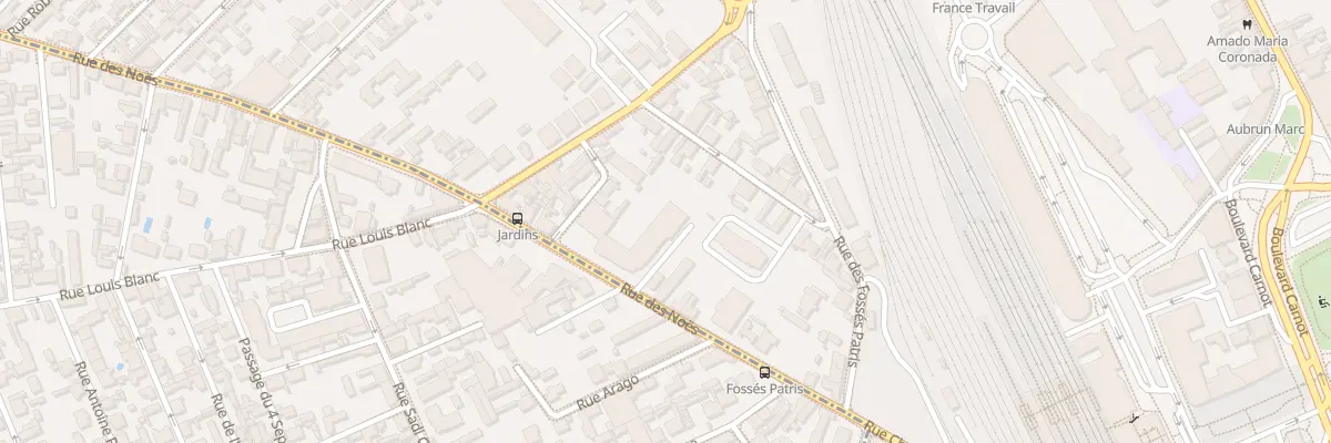 Plan du 20 Rue des Noes à Troyes