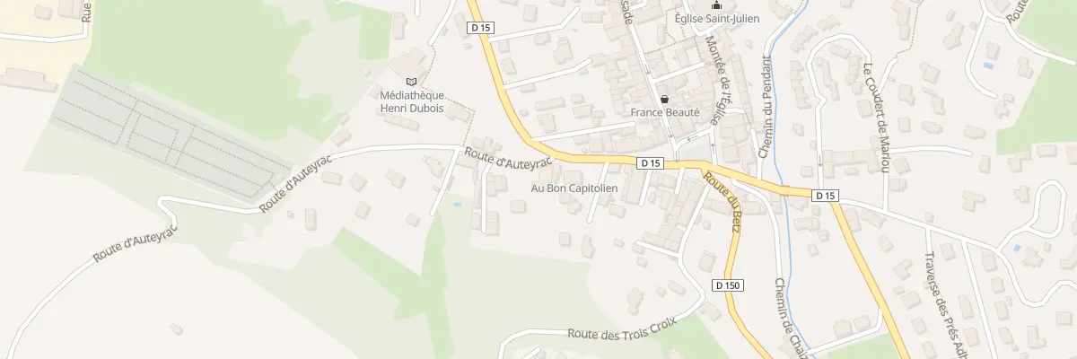 Plan du 21 Rte d’Auteyrac à Saint-Julien-Chapteuil