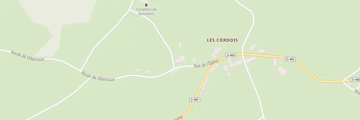 Plan du 10 Rue de l’Eglise à Bussières