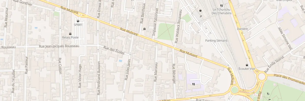Plan du 4 Rue Marceau à Roanne