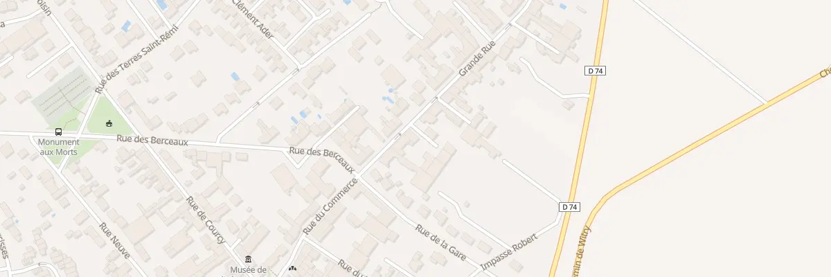 Plan du 8 Gr Grande Rue à Bétheny