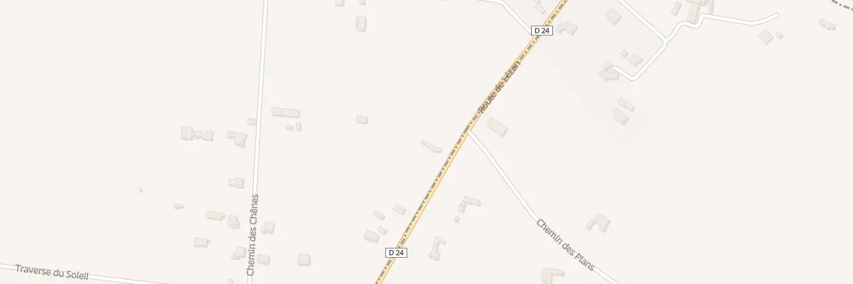 Plan du 3056 Rte de Lézan à Bagard