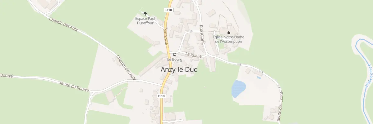 Plan du 5041 Le Bourg à Anzy-le-Duc