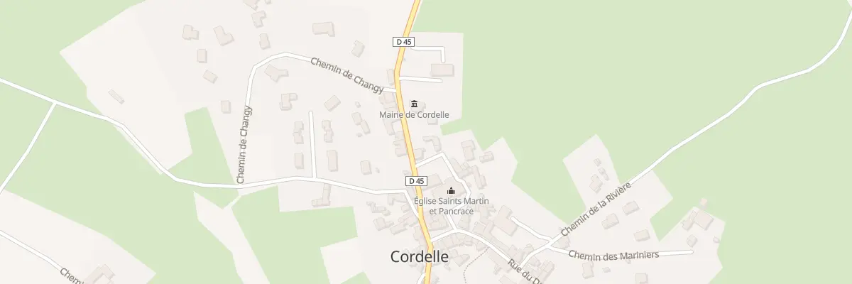 Plan du 110 Rue de Roanne à Combre