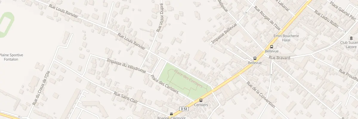 Plan du 24 Rue Louis Ranvier à Roanne
