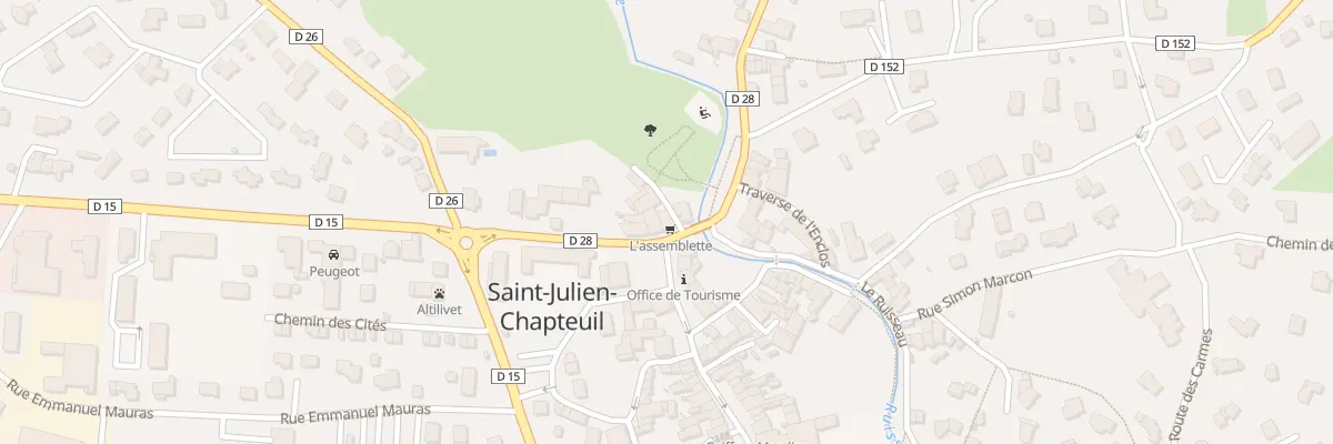 Plan du 5 Pl Saint Robert à Saint-Julien-Chapteuil