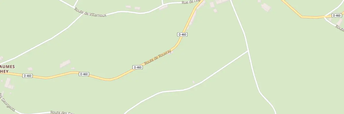 Plan du 40 Rte de Rouvray à Bussières