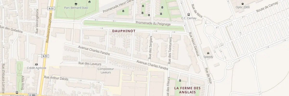 Plan du 5 Rue des Sergiers à Reims