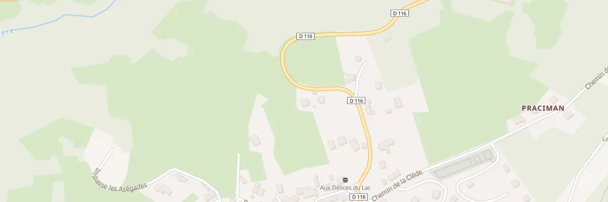 Plan du 5517 Le Village au Lac-d’Issarlès